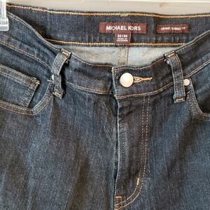 Michael Kors Blue Relaxed Jeans with Faded Denim
